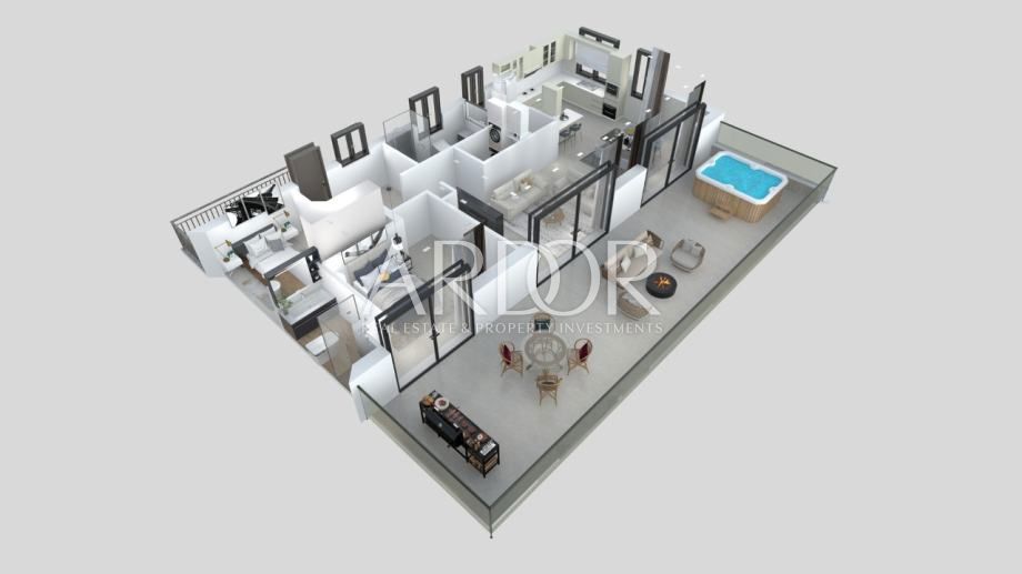 Apartmaj Banjol, Rab, 134m2