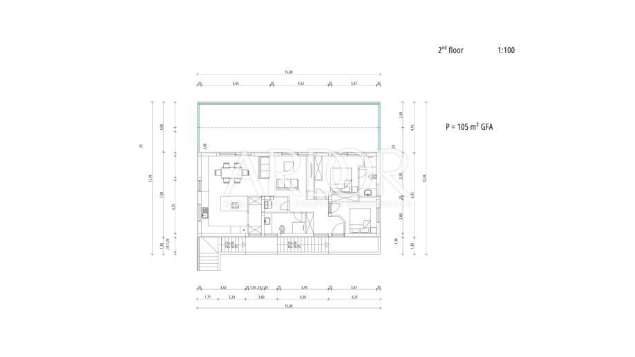 Apartmaj Banjol, Rab, 134m2