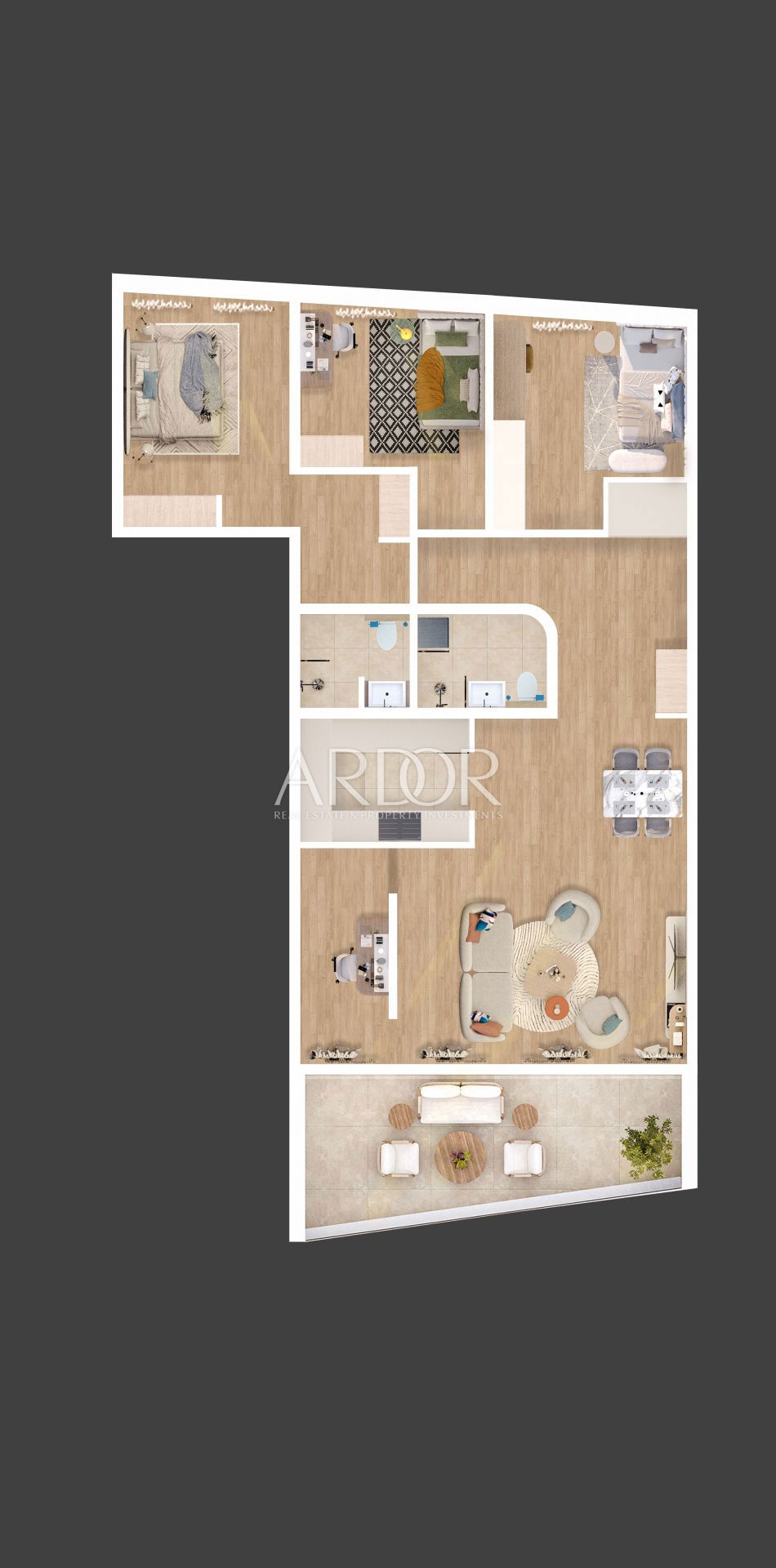 Apartmaj Kantrida, Rijeka, 118,29m2