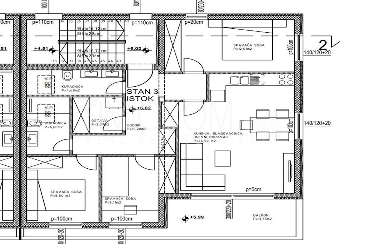 Luksuzni penthouse blizu morja, Kaštel Kambelovac