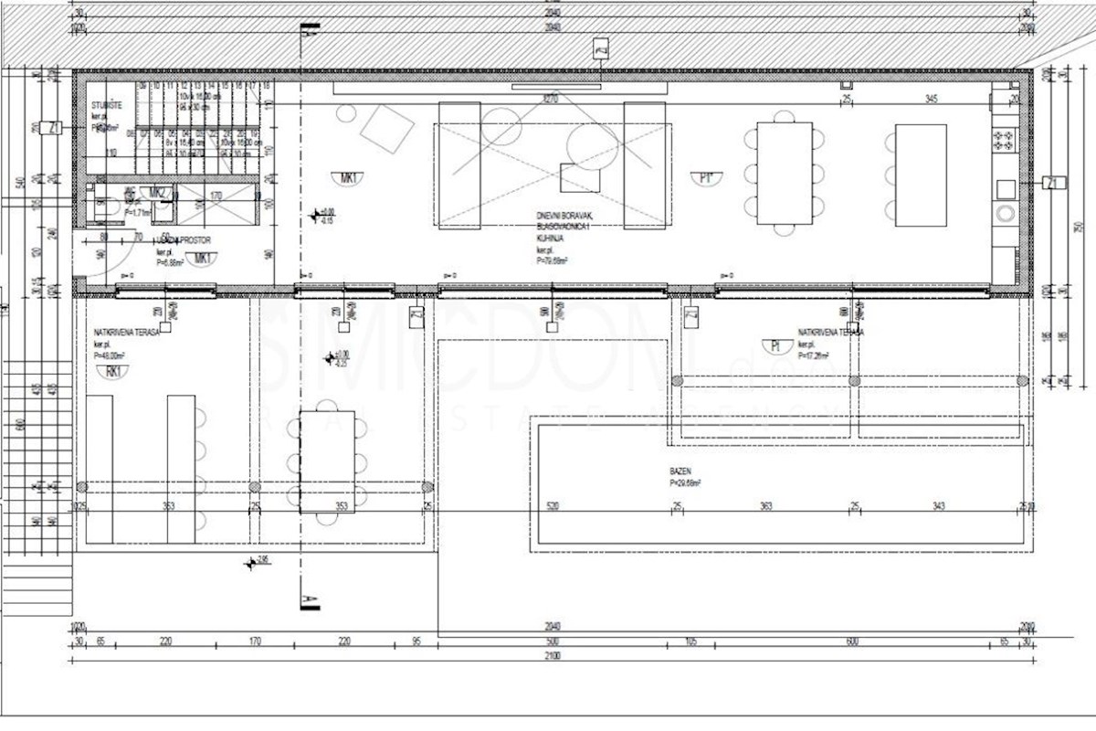 Gradbeno zemljišče z dovoljenjem za vilo, Čiovo