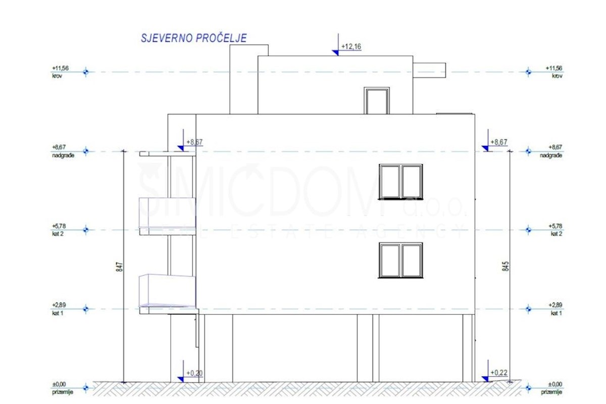Dvosobno stanovanje v bližini plaže, Kaštela