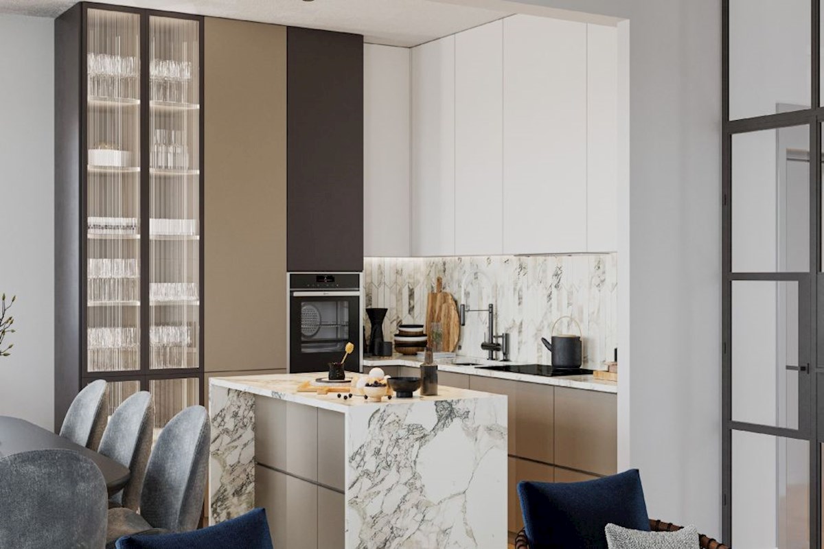 Dvoetažni apartma z razgledom, Tučepi