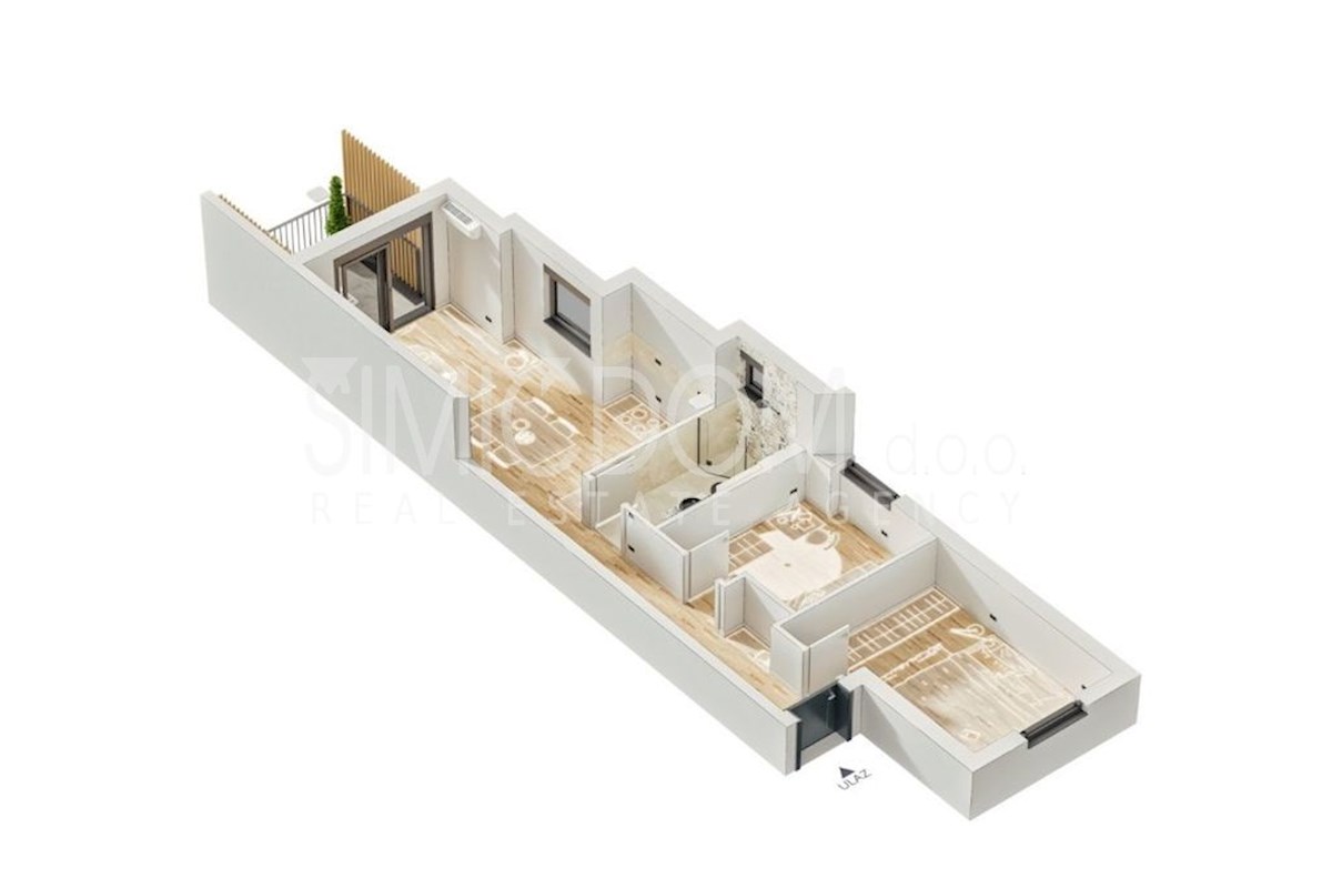 Novo stanovanje vrhunske kakovosti v bližini plaže, Kaštela