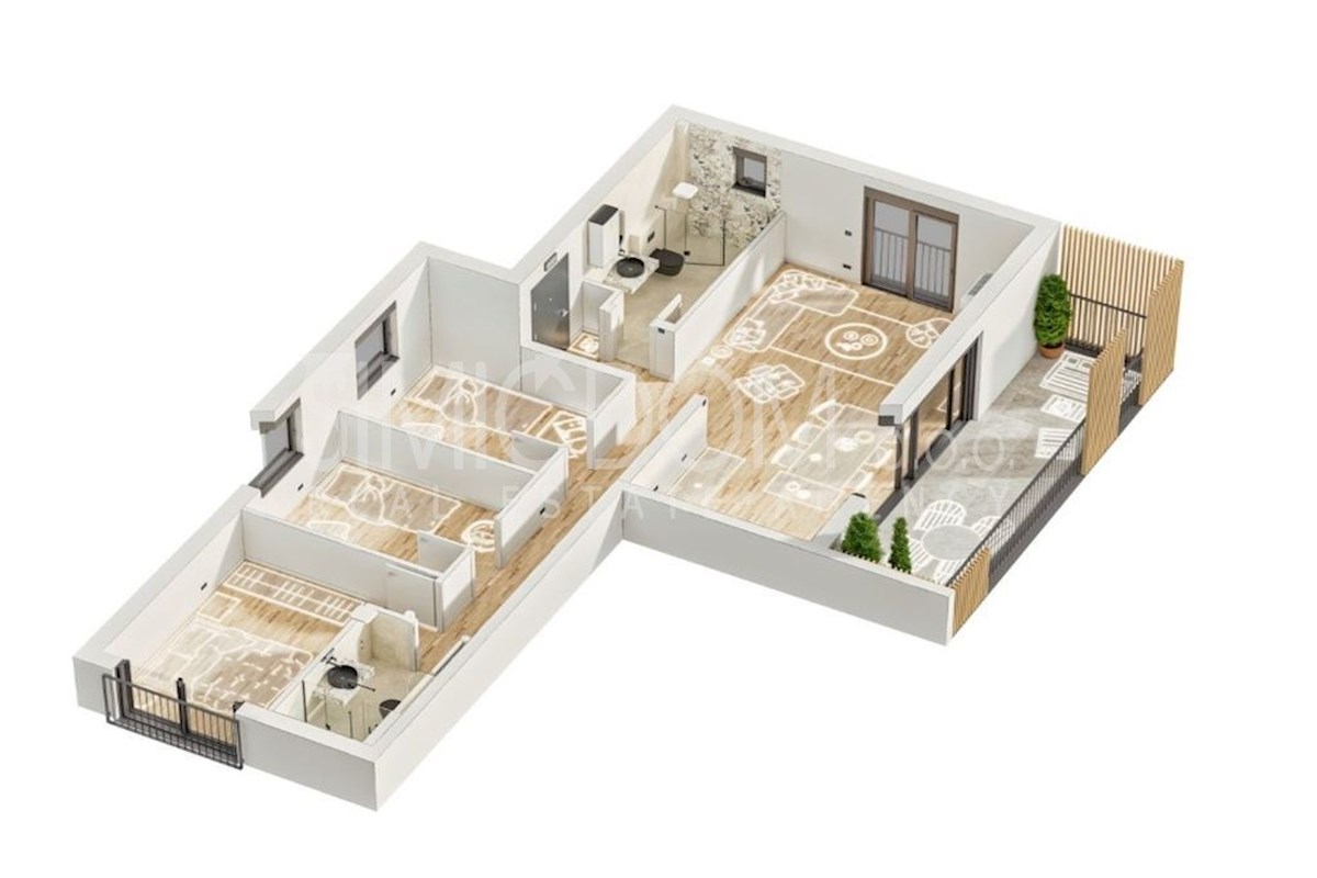 Novo stanovanje vrhunske kakovosti v bližini plaže, Kaštela