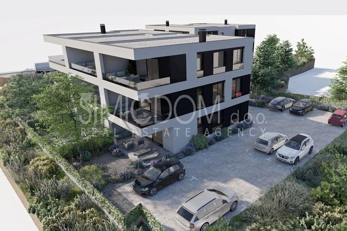 Dvosobno stanovanje s pogledom na morje v bližini plaže, Srima