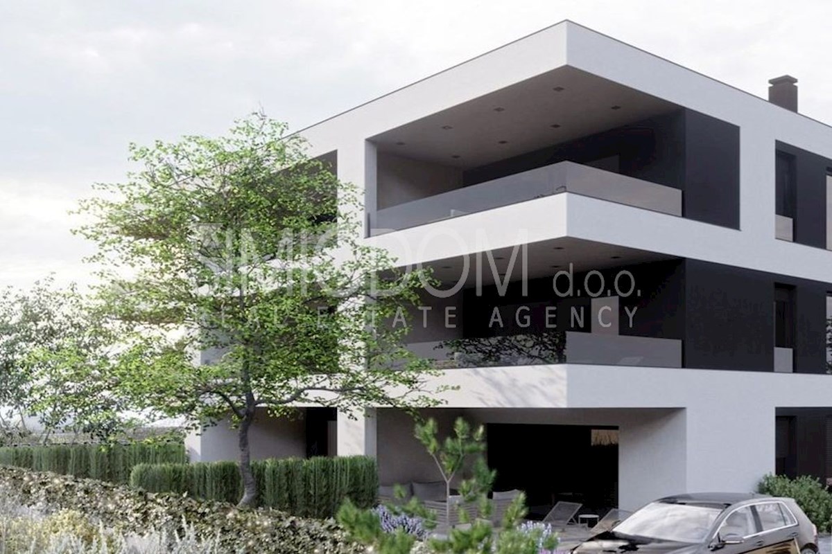 Dvosobno stanovanje s pogledom na morje v bližini plaže, Srima