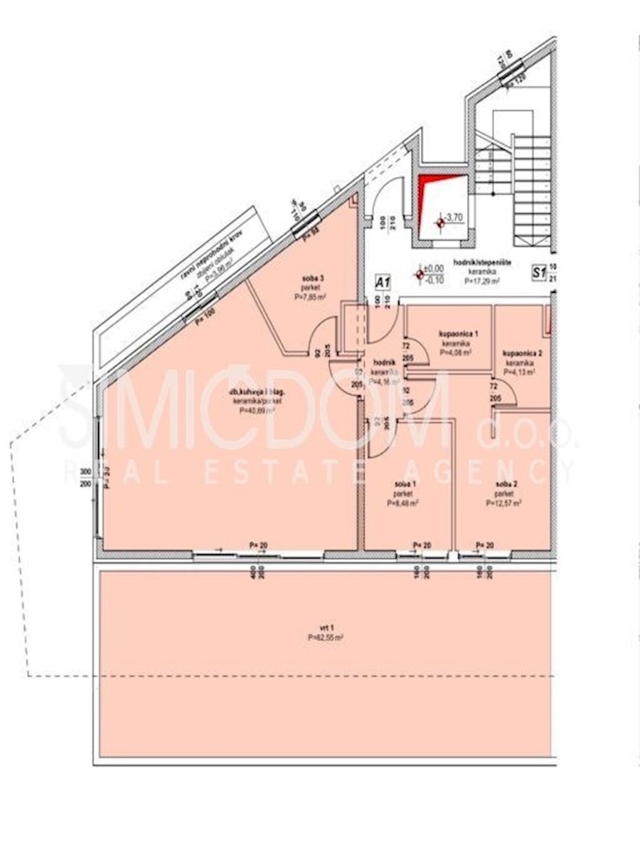 Opremljeno in opremljeno stanovanje, Baška Voda