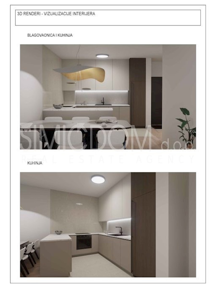 Dvosobno stanovanje v novogradnji, Omiš