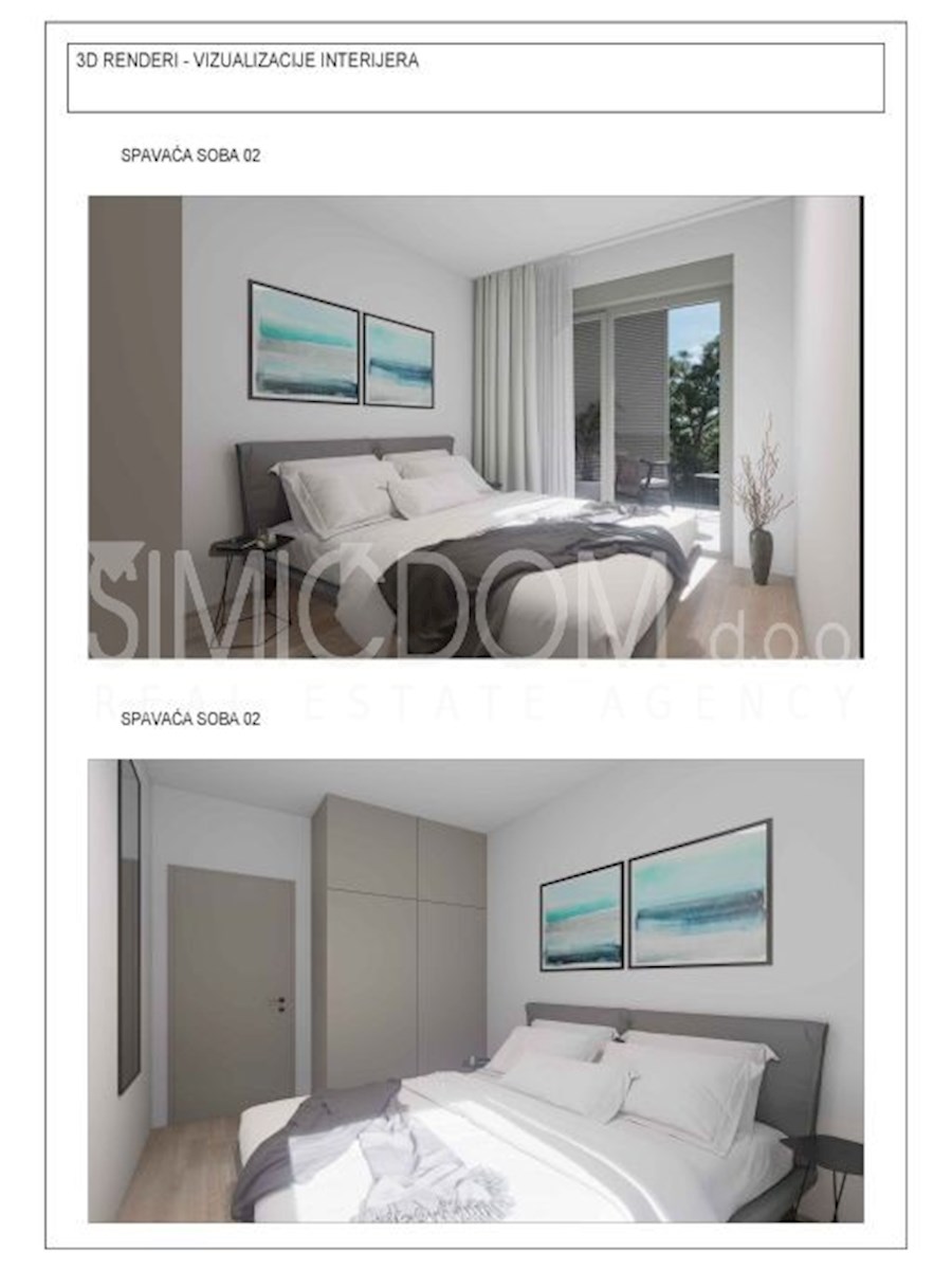 Dvosobno stanovanje v novogradnji, Omiš