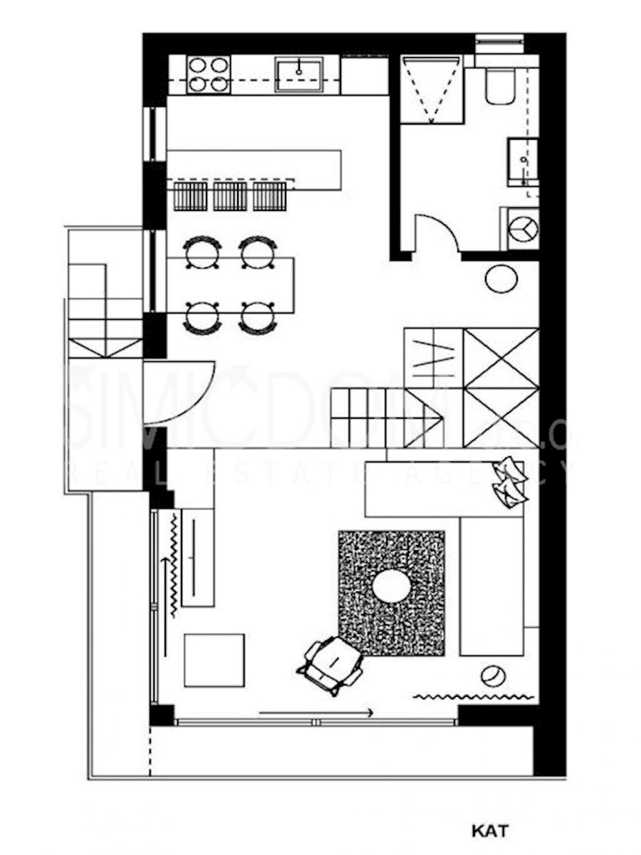 Dvostanovanjsko stanovanje z razgledom, Rogoznica