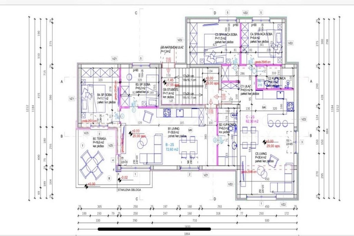 Novi apartma z zasebnim bazenom, Rogoznica
