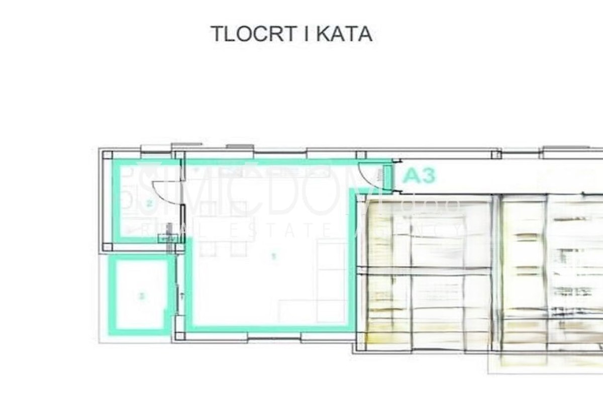 Novo stanovanje v bližini morja in ugodnosti, Murter