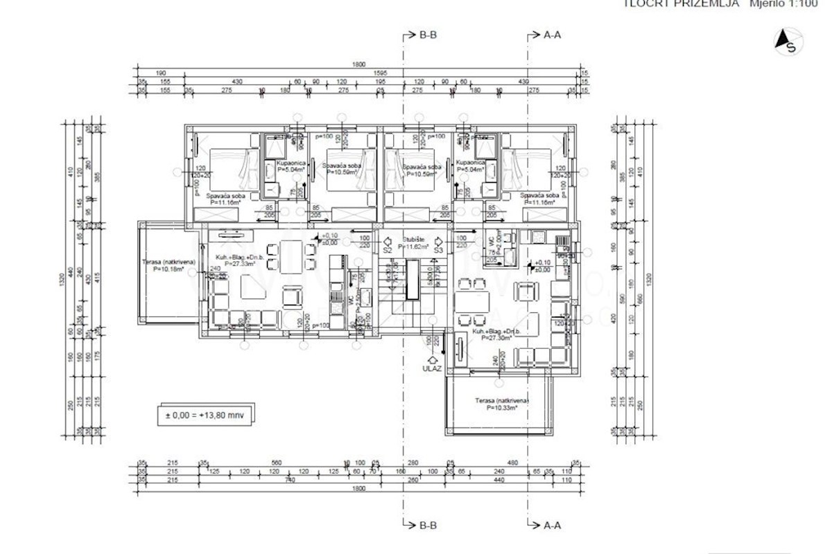 Apartmaji na atraktivni lokaciji z razgledom, Rogoznica