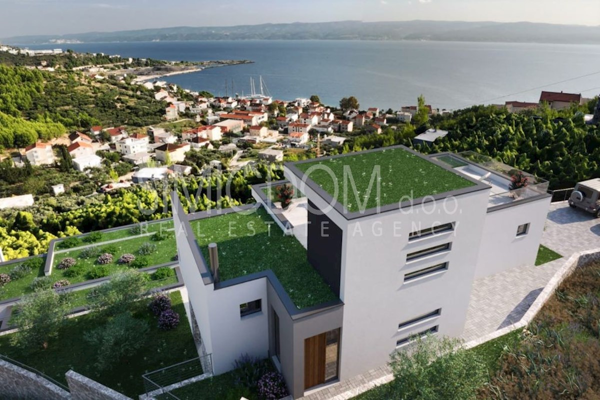 Vila z odprtim pogledom na morje, Omiš