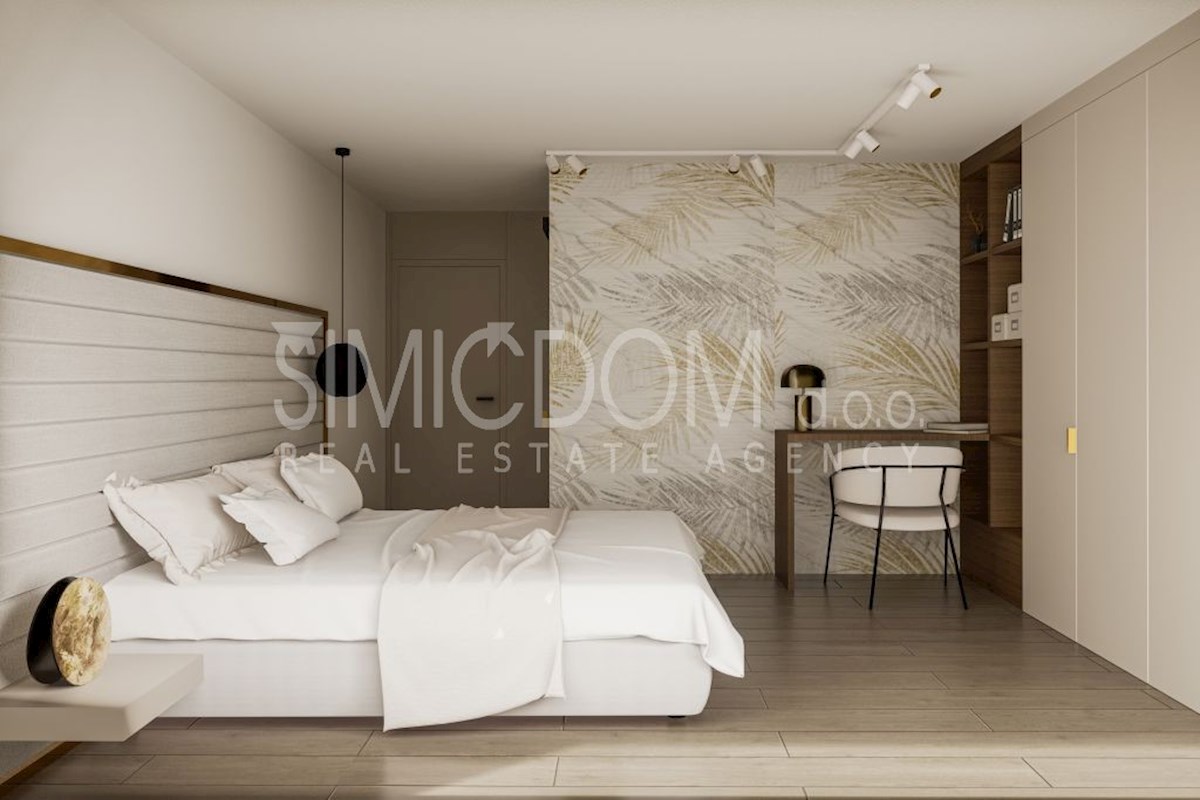 Dvoetažni apartmaji v prvi vrsti do morja, blizu Biograda