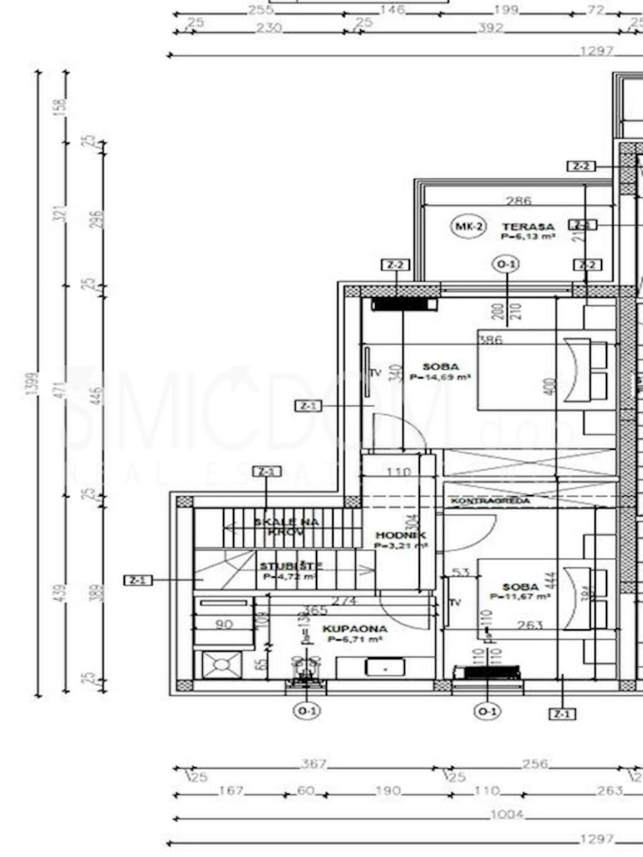 Dvojček v gradnji, Tisno