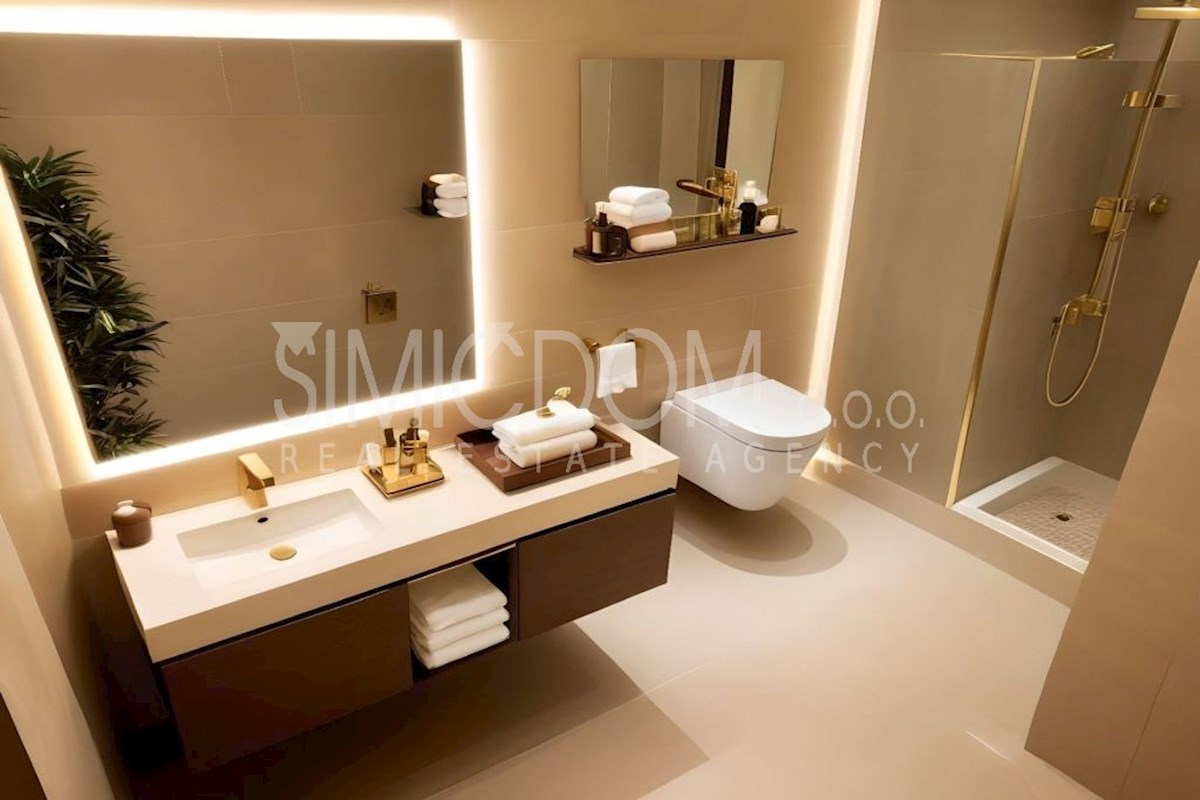 Dvojček v gradnji, Tisno