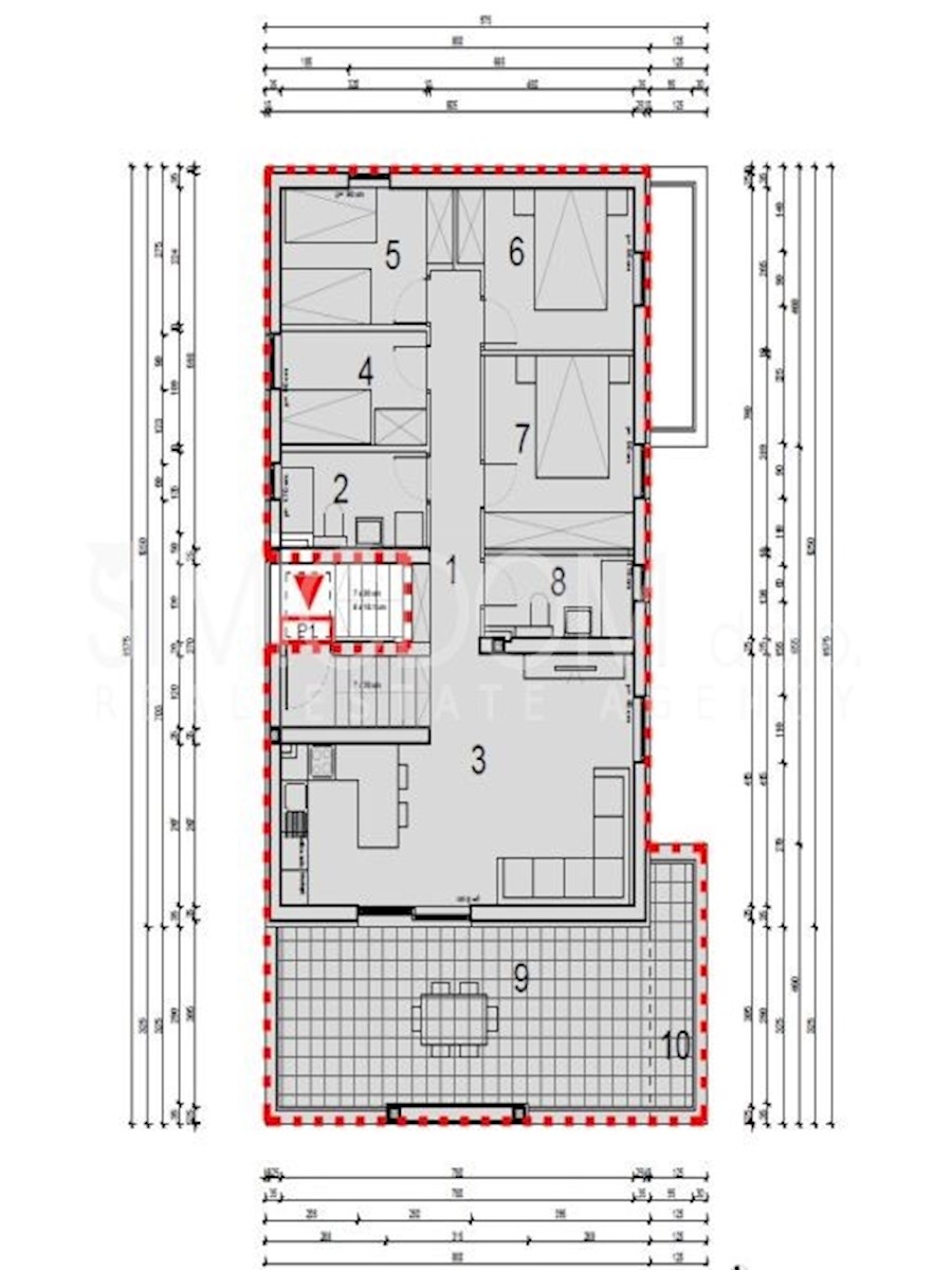 Prostorno penthouse stanovanje v bližini plaže, Grebaštica