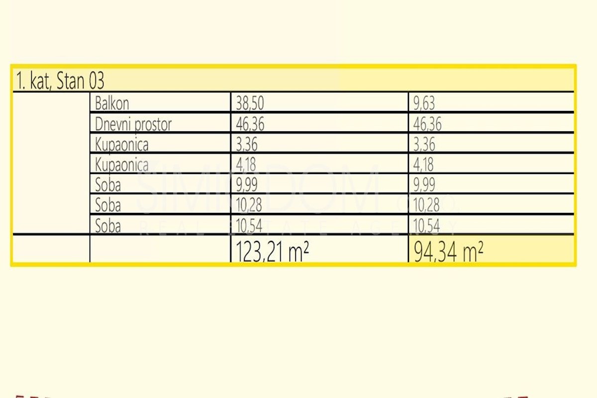 Moderno trisobno stanovanje 30 m od morja, Rogoznica