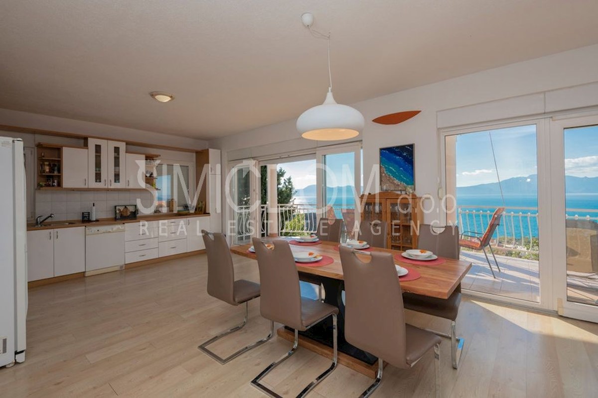 Hiša z odprtim razgledom in bazenom, Makarska riviera