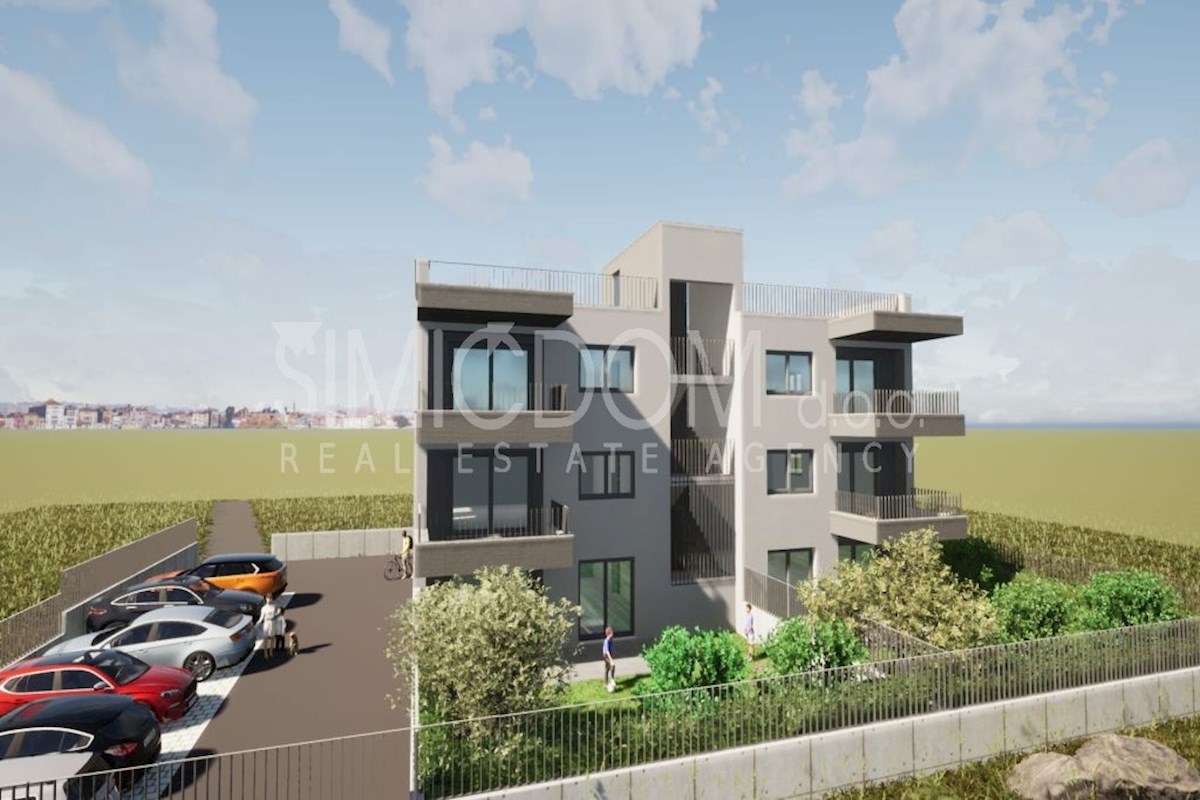 Novo dvosobno stanovanje v bližini Trogirja