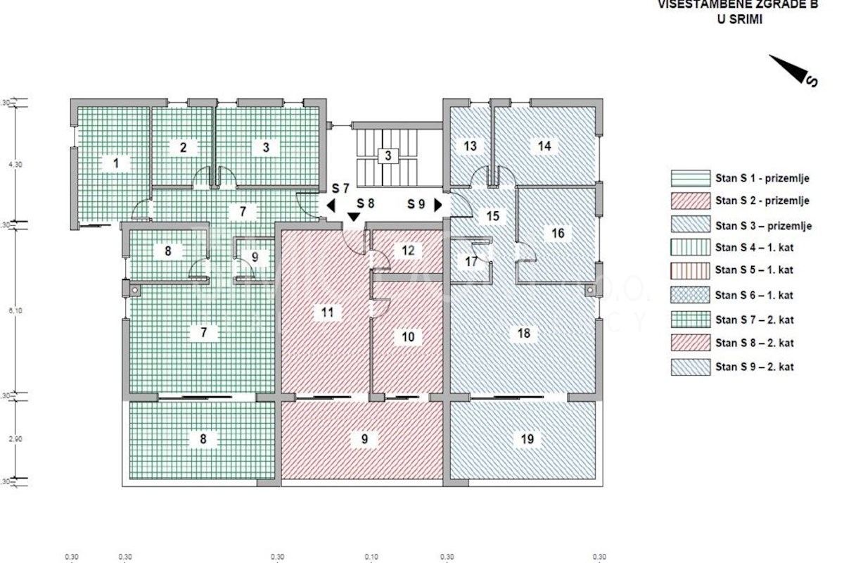Enosobno stanovanje v bližini plaže, Srima