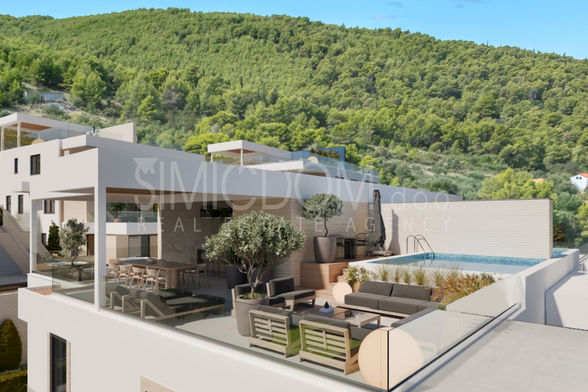 Trisobno penthouse v bližini morja, Čiovo