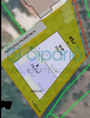BUJE KAŠTEL ZAZIDLJIVO ZEMLJIŠČE 530M2