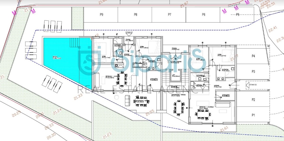 UMAG ZAMBRATIJA ZAZIDLJIVO ZEMLJIŠČE S PROJEKTOM