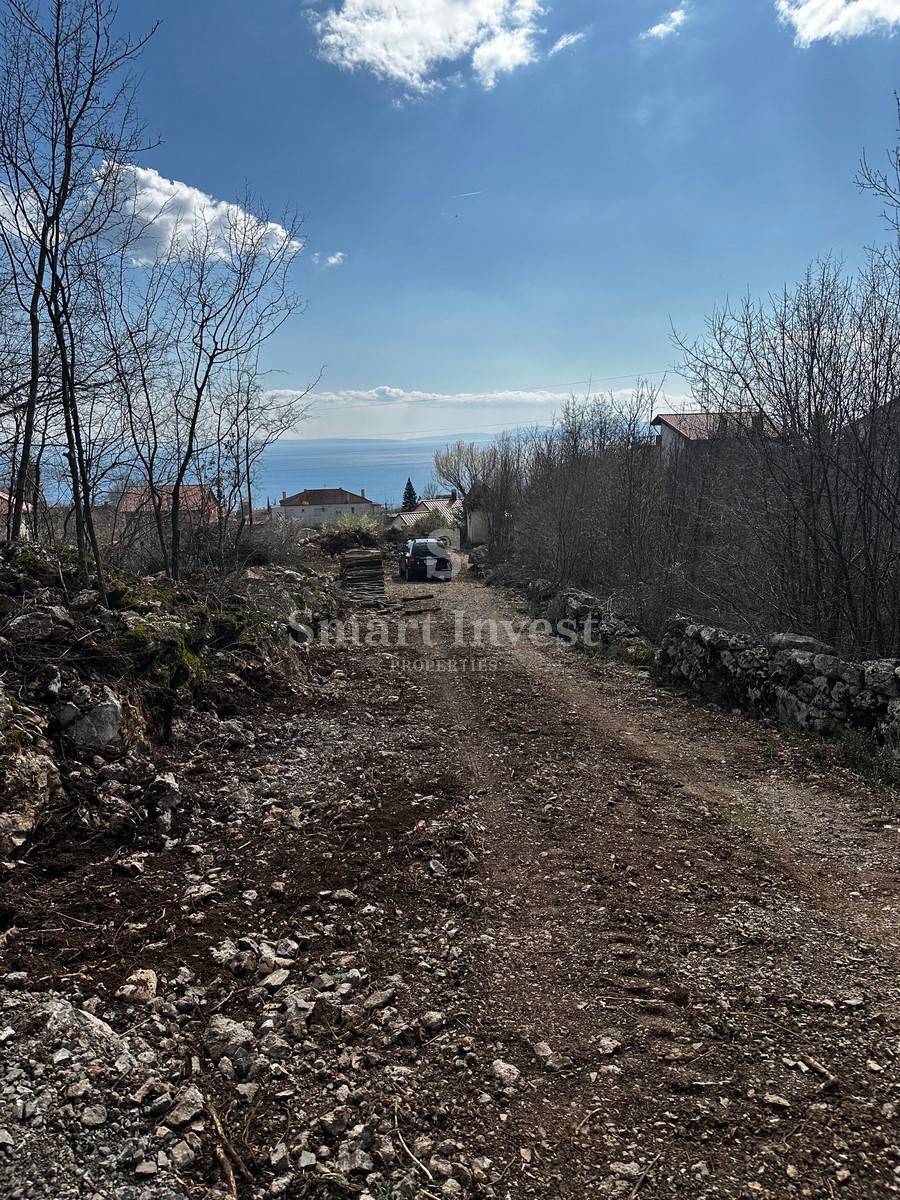 OPATIJA - MATULJI, gradbeno zemljišče s pogledom na morje