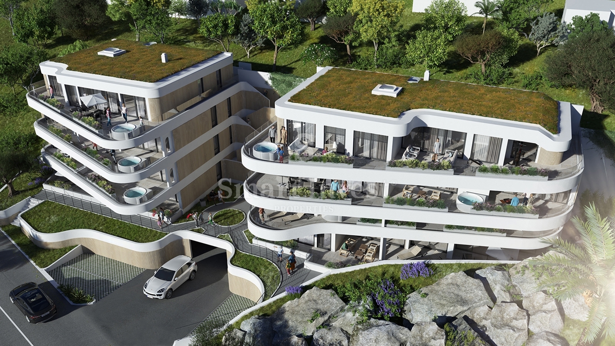 OPATIJA - CENTER, luksuzno 1-sobno stanovanje s teraso