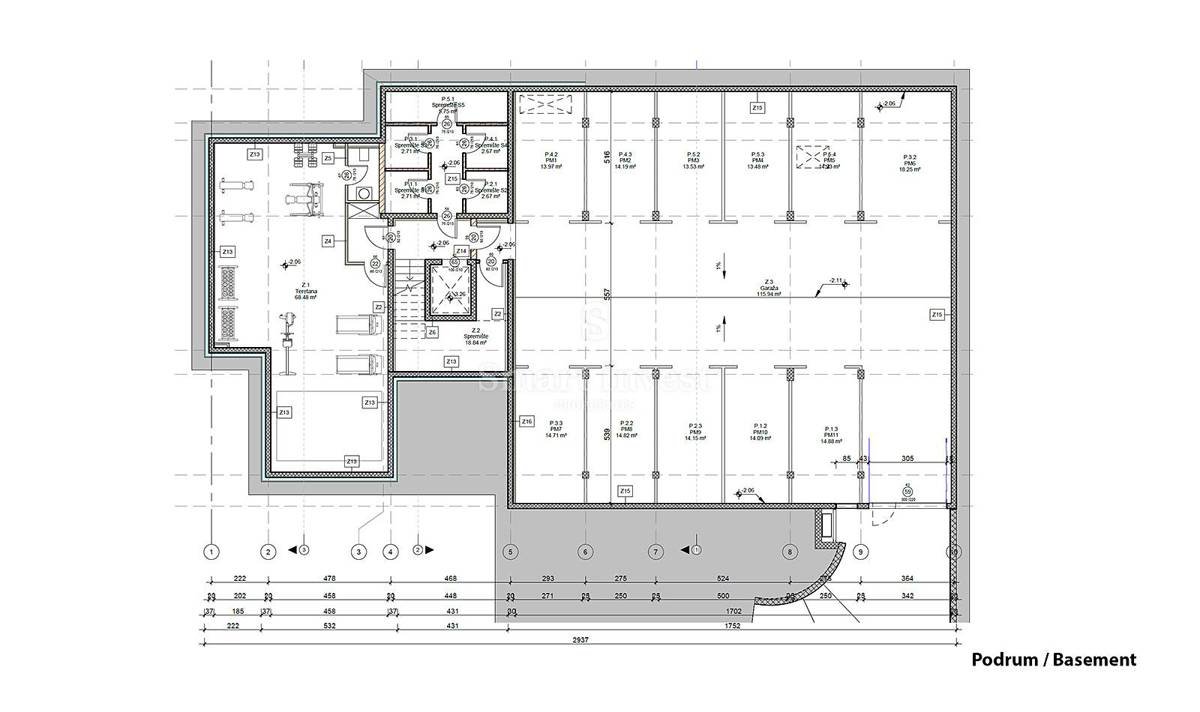 RIJEKA - BIVIO, luksuzni penthouse s strešno teraso in bazenom