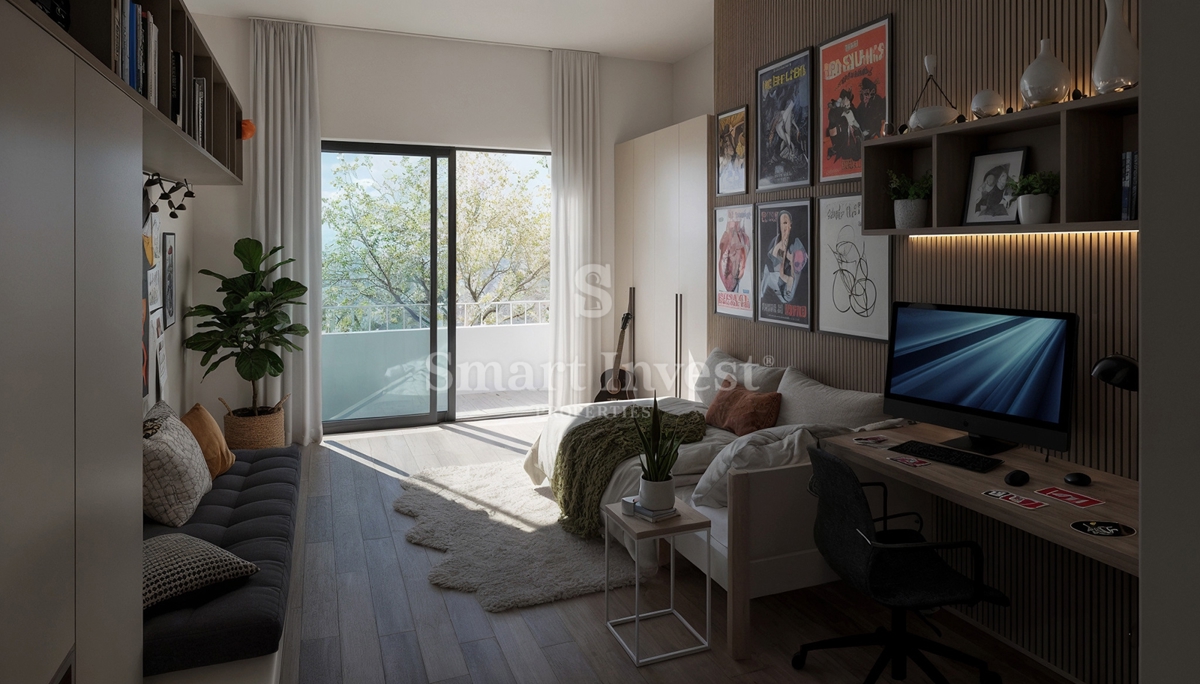 LOVRAN, land plot with building permit for a house, sea view