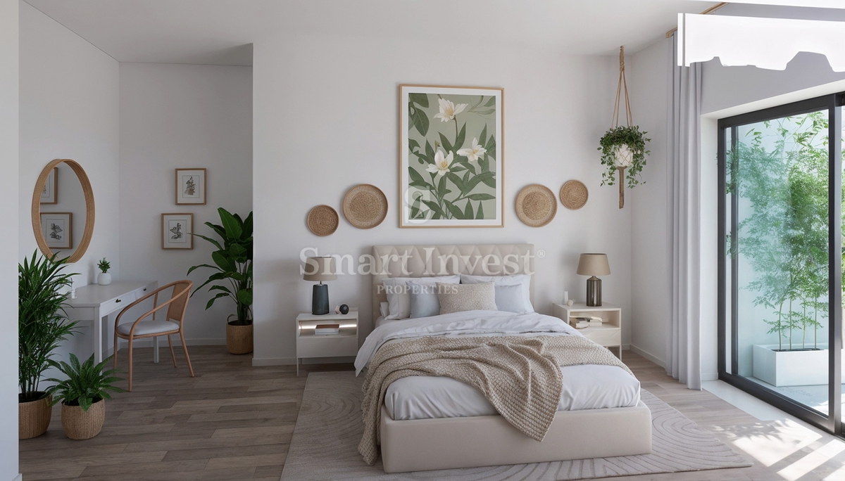 LOVRAN, land plot with building permit for a house, sea view