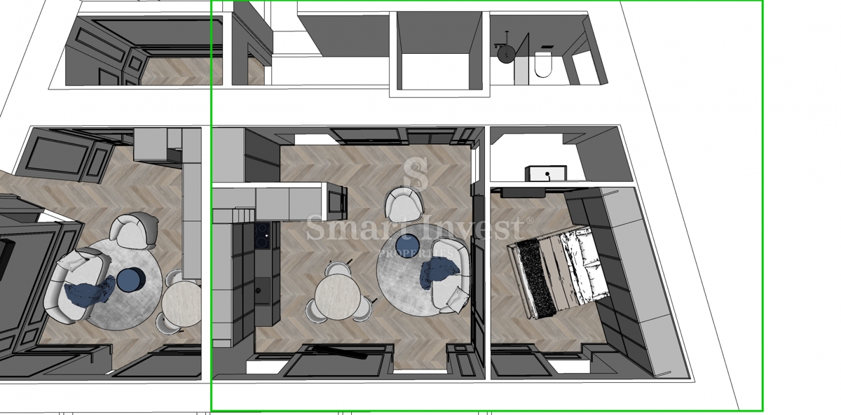 OPATIJA, luksuzno stanovanje z balkonom v stari vili blizu morja