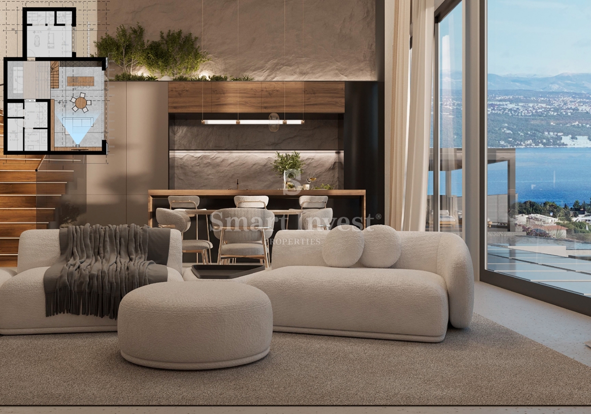 OPATIJA, ekskluzivna vila z ogrevanim bazenom v bližini morja in centra Opatije