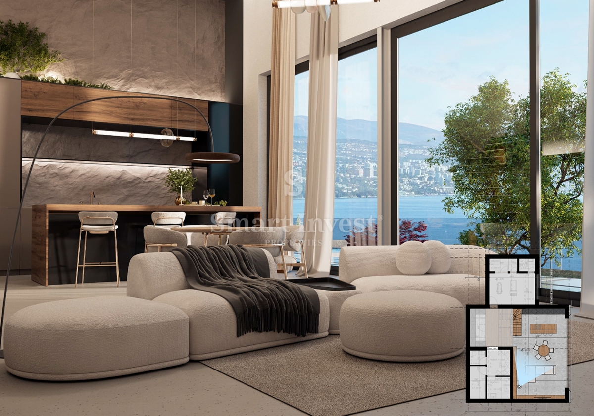 OPATIJA, ekskluzivna vila z ogrevanim bazenom v bližini morja in centra Opatije