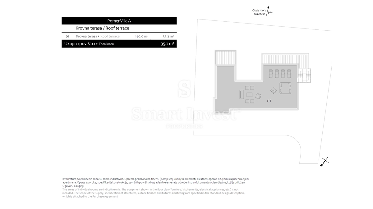ISTRA - POMER, moderna vila z ogrevanim bazenom tik ob morju in marini