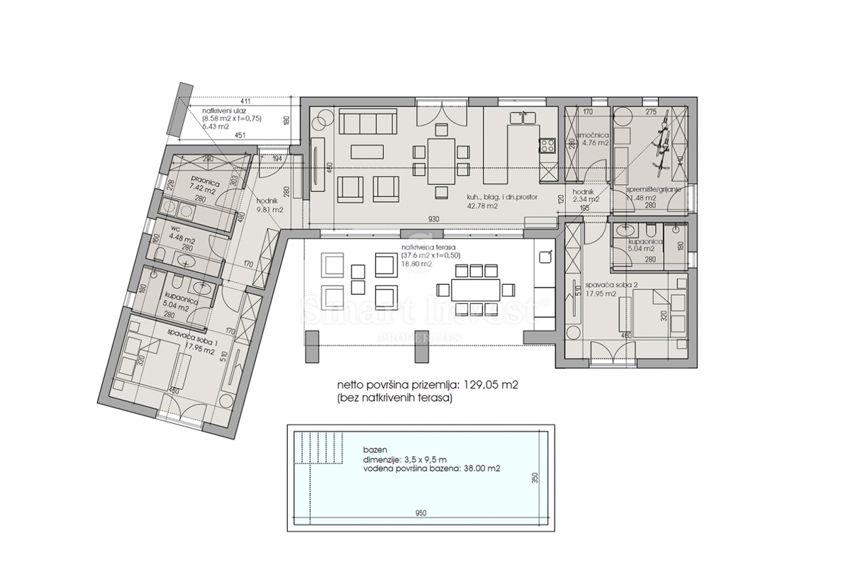 Zemljišče Gračišće, 1.375m2