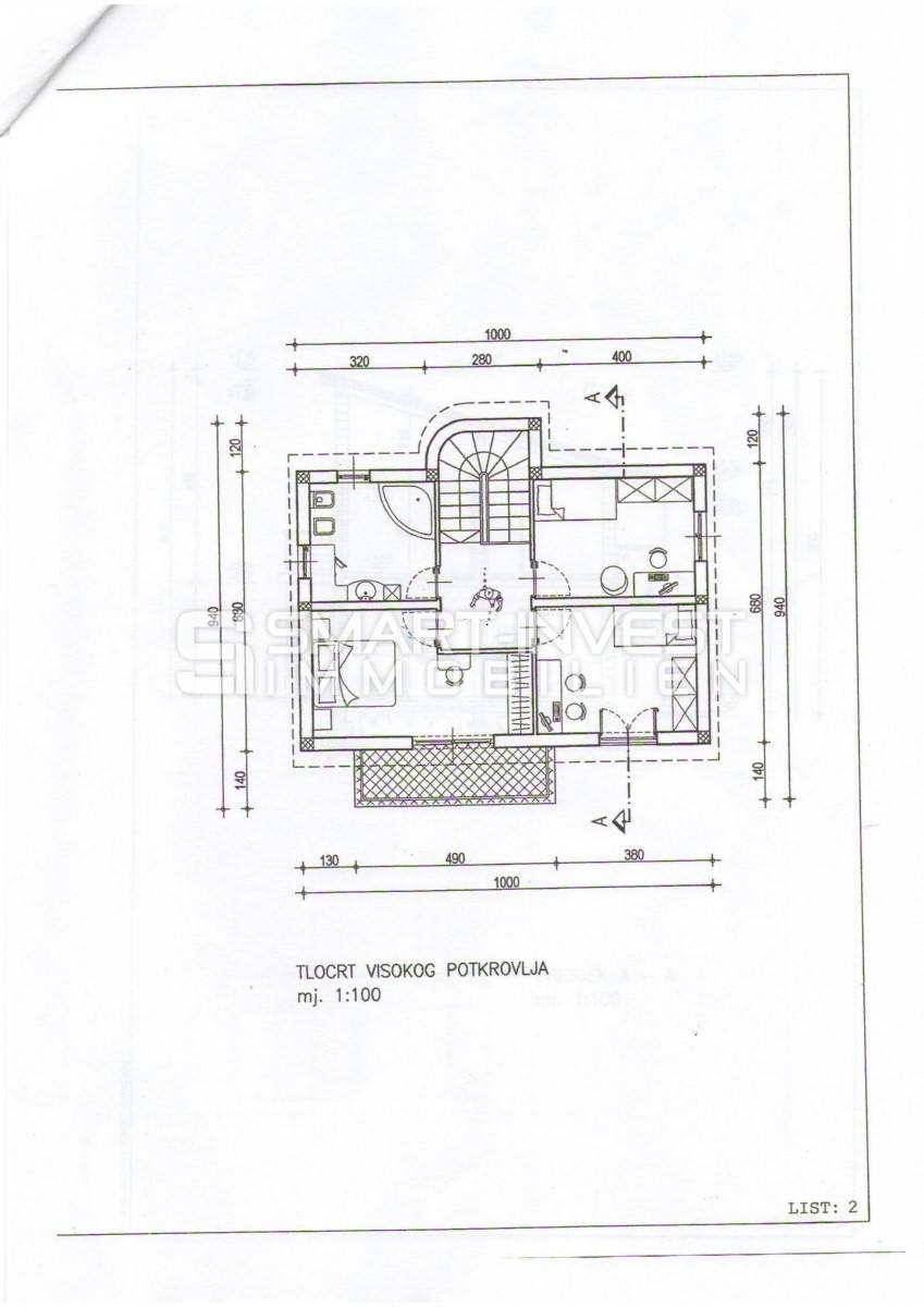 OPATIJA - RUKAVAC, Zemljišče 1117 m2 z gradbenim dovoljenjem za hišo, prodamo