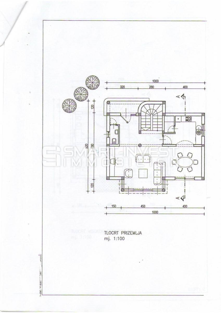 OPATIJA - RUKAVAC, Zemljišče 1117 m2 z gradbenim dovoljenjem za hišo, prodamo