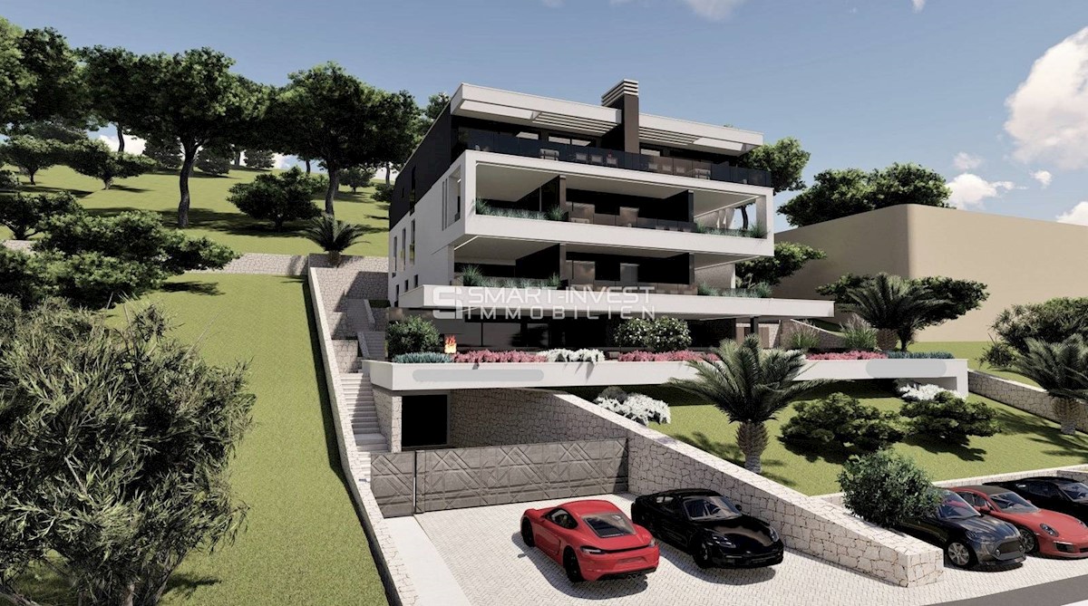 OPATIJA, Luxury 2-bedrooms apartment with sea view and garage (A6)