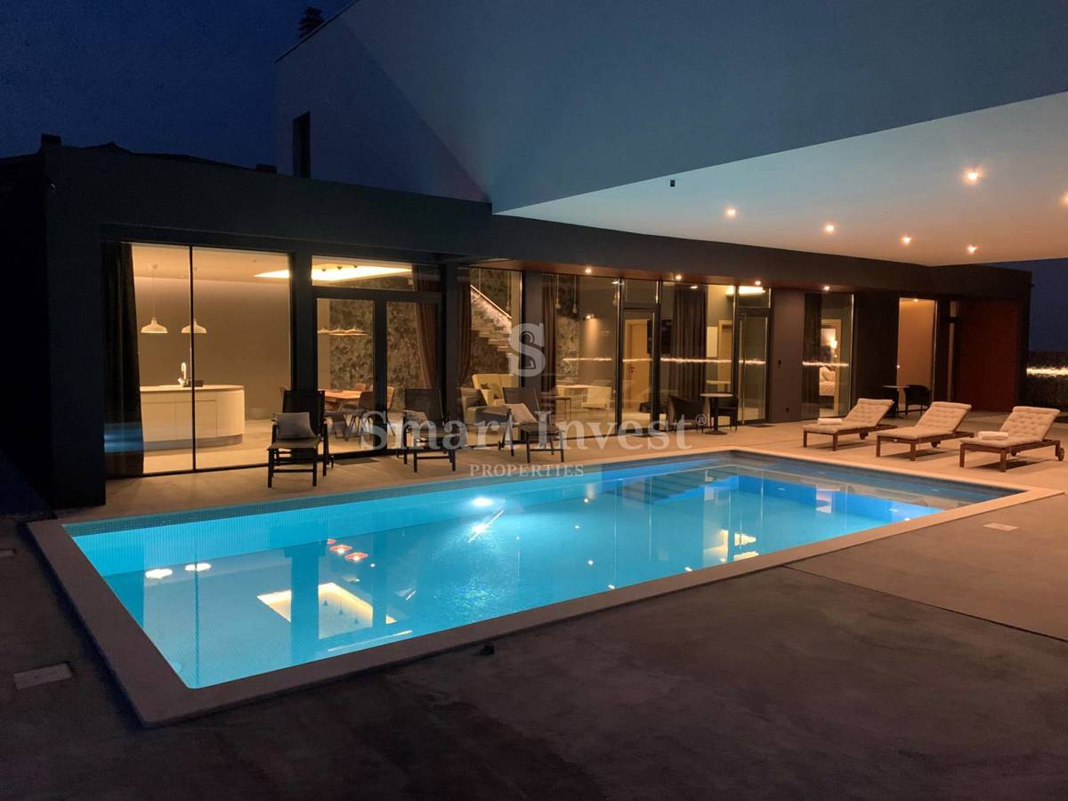 ISTRIA - MEDULIN, MODERN 4-BEDROOMS VILLA WITH SEA VIEW