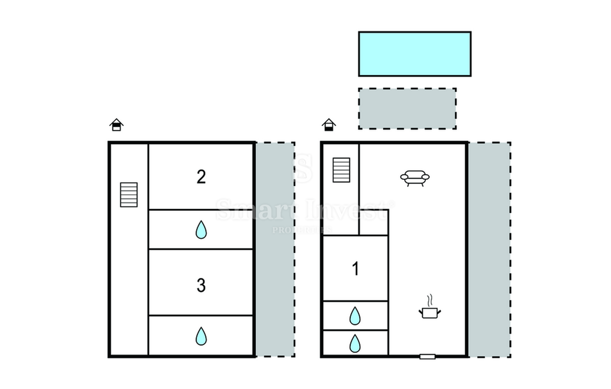 ISTRA - POREČ, Luksuzno 4-sobno stanovanje z bazenom in vrtom, prodamo