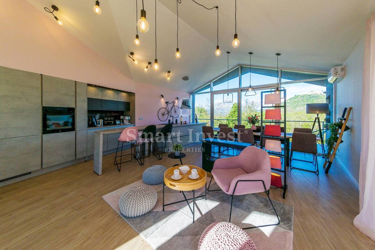 ISTRIA, MODERN VILLA WITH AMAZING VIEW OF MOTOVUN, for sale