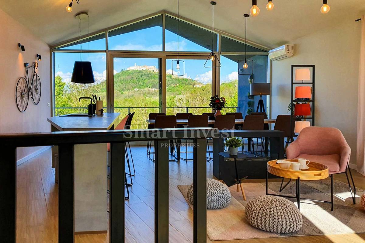 ISTRIA, MODERN VILLA WITH AMAZING VIEW OF MOTOVUN, for sale