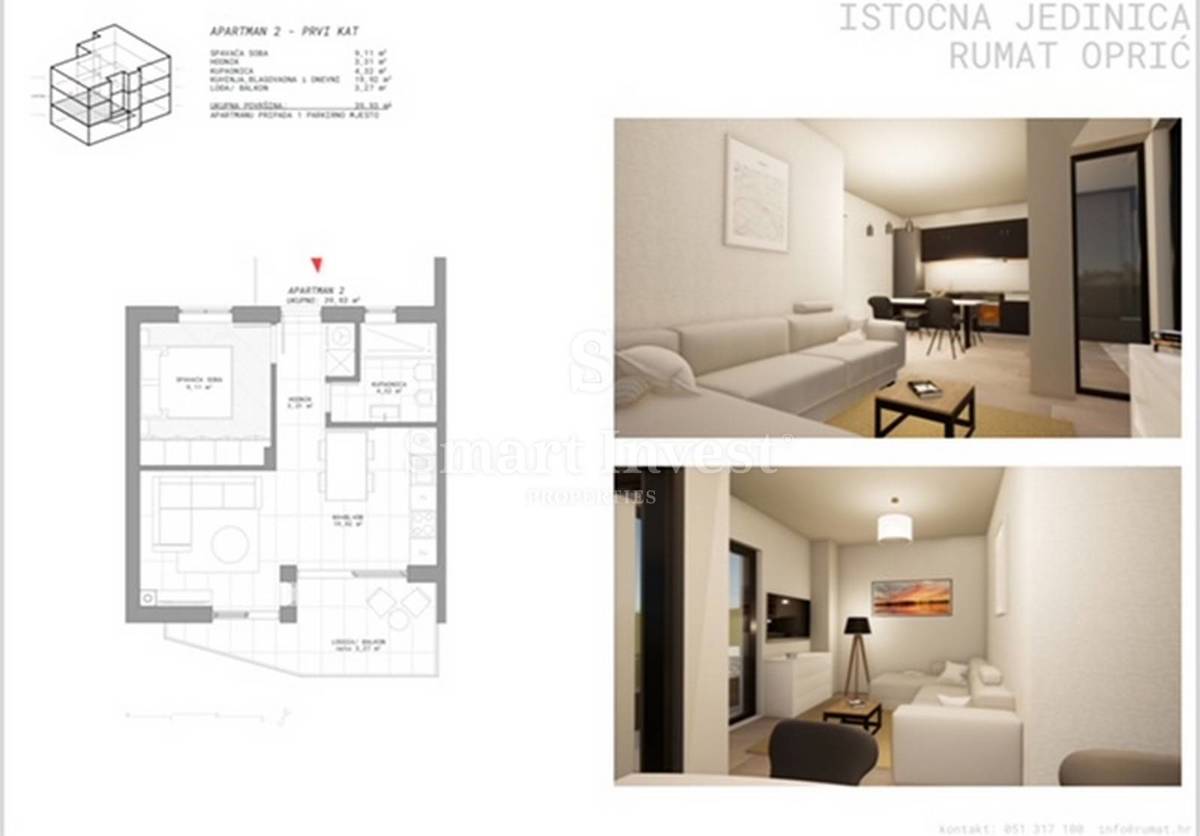 Stanovanje Ika, Opatija - Okolica, 69,36m2