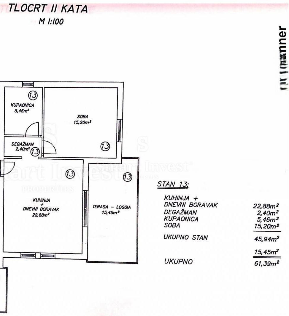 Stanovanje Ičići, Opatija - Okolica, 45,94m2