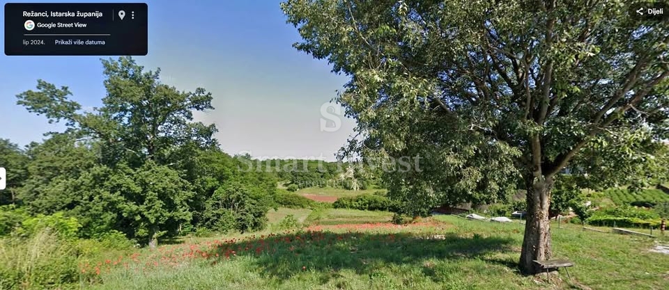 ISTRA - SVETVINČENAT, zemljišče velikosti 1215 m2 z gradbenim dovoljenjem za vilo